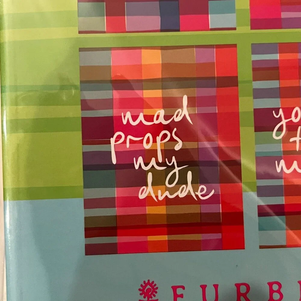 Funny Thank You Cards Two Box Set Blank Inside Bright (New by Furbish)‎